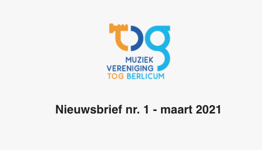 TOG start met nieuwsbrief